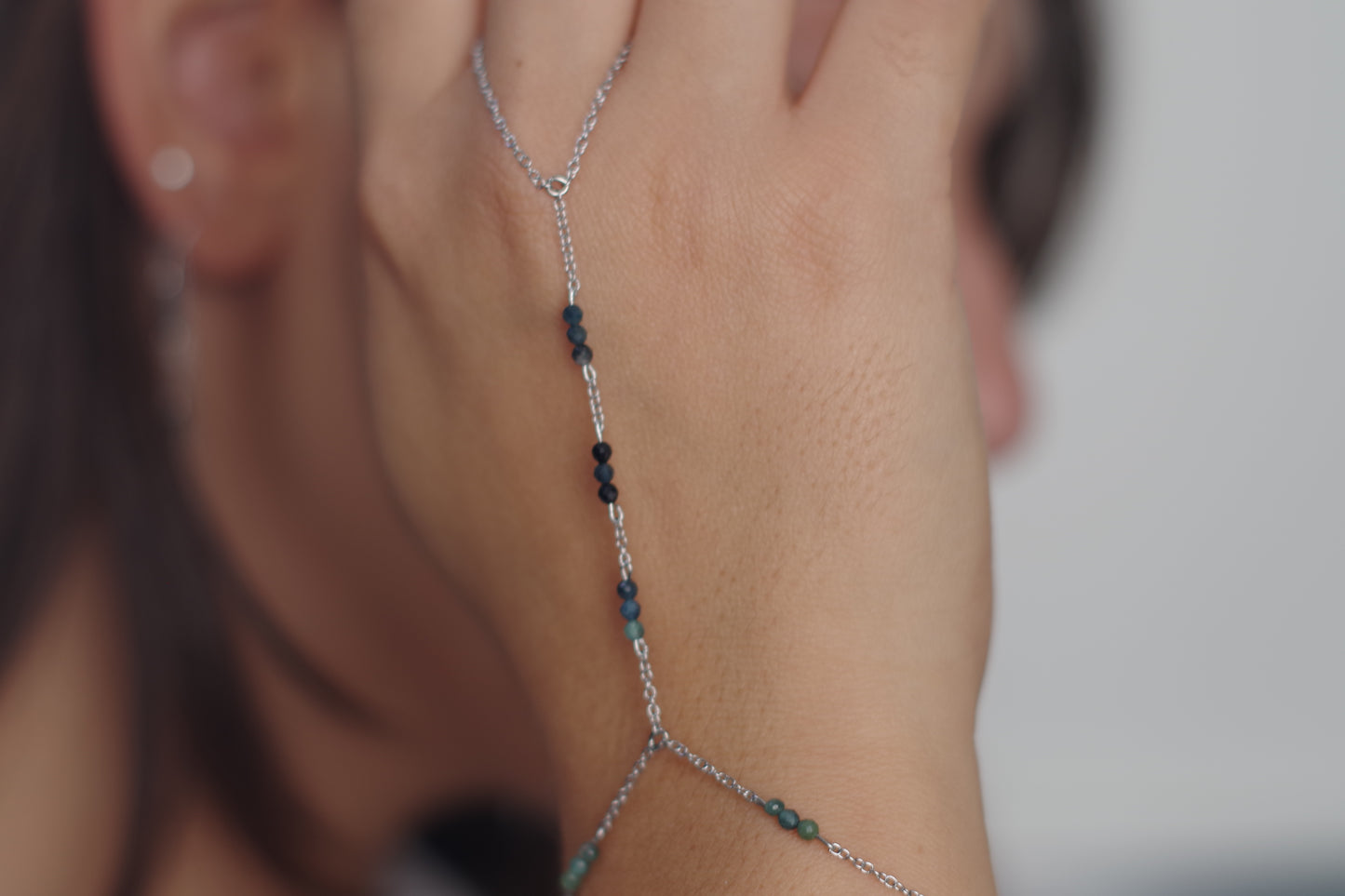 Tourmaline hand jewelry